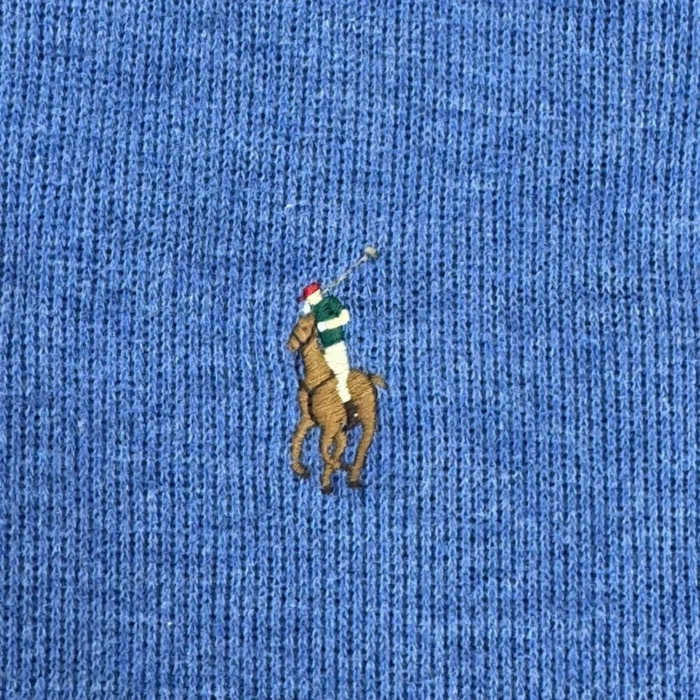 Polo Ralph Lauren Mens XL Blue Quarter-Zip Pullover Sweater NWT 710857873027